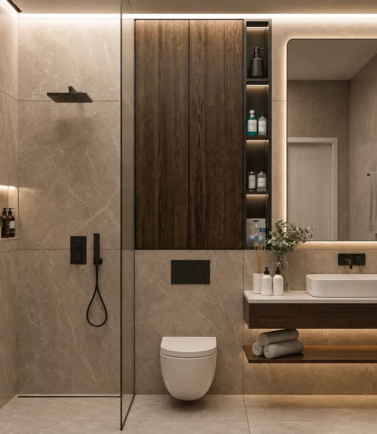 Residential Bathroom Interior Design
