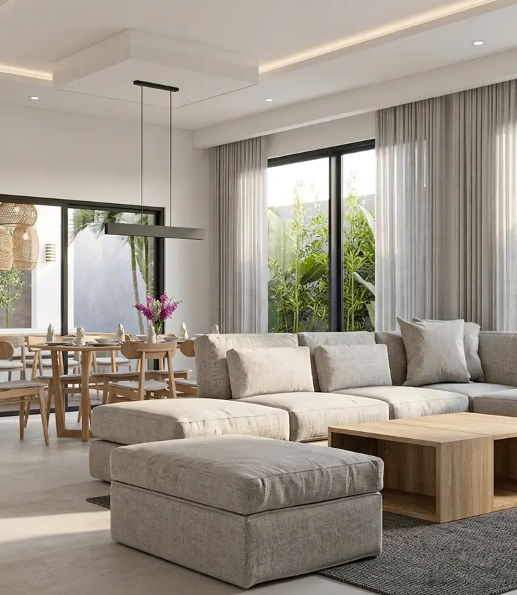 Residential Living Room Interior Design